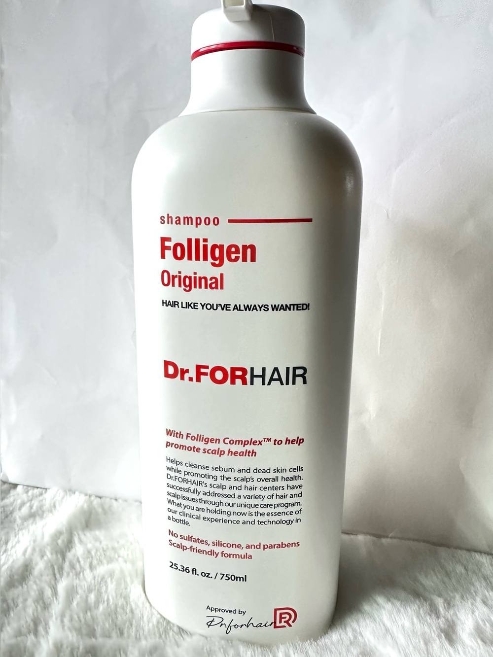 25.36oz Dr.FORHAIR Folligen Original Shampoo KOREAN